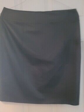 Womans Leather Skirt Halogen Size 10 Preowned.